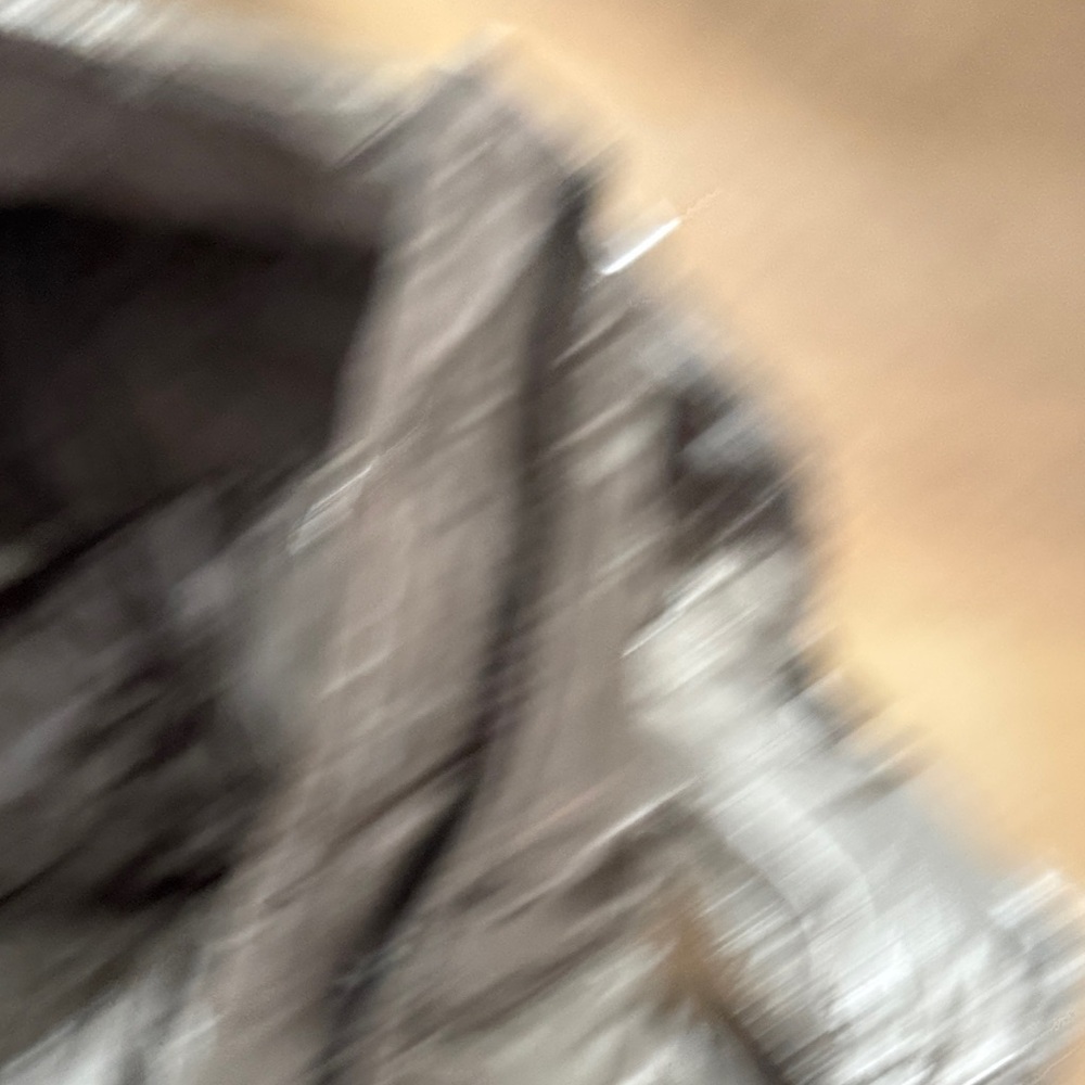 BCBGMaxAzria Metallic Silver Hooded Puffer Coat - Picture 3 of 5